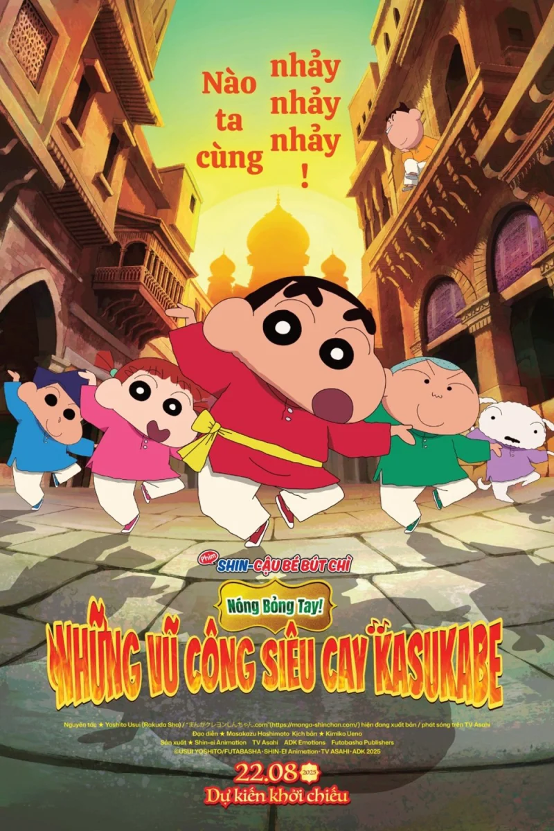 Phim Shin – Cậu Bé Bút Chì 33: Nóng Bỏng Tay! Những Vũ Công Siêu Cay Kasukabe