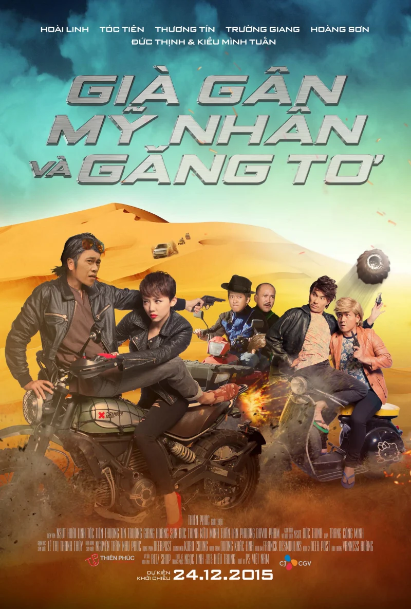 Phim Già gân, mỹ nhân và găng tơ